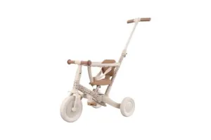 Little Dutch - 4 in 1 Driewieler Met Duwstang - Sunny flower