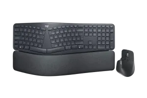 Logitech K860 Ergonomisch Draadloos Toetsenbord QWERTY + Logitech MX Master 3S