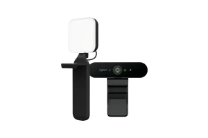 Logitech Litra Glow Streaming Lamp + BRIO 4K Stream