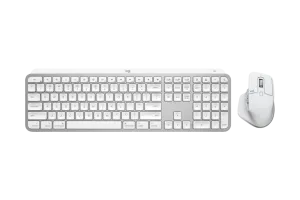Logitech MX Keys S Toetsenbord voor Mac Qwerty + MX Master 3s Muis Wit