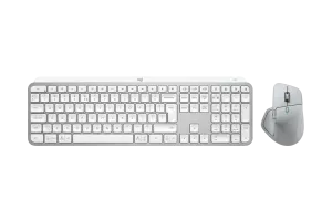 Logitech MX Master 4 Lichtgrijs + Logitech MX Keys S Grijs Qwerty