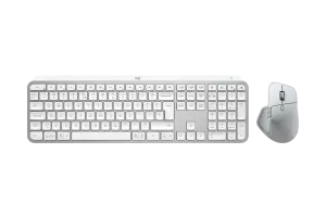 Logitech MX Master 4 voor Mac Zilver + Logitech MX Keys S for Mac Qwerty Wit