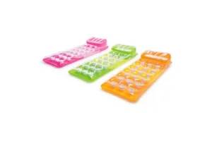 Luchtmatras 18-Pocket fashion mats 188cm x 71cm - Intex Opblaasbaar - Drijvend Zwembad Speelgoed - Drijvende - Ligbed
