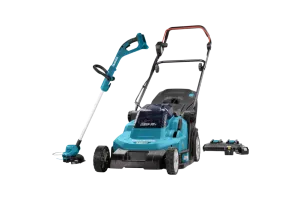 Makita DLM432PT incl. 5,0 Ah Accu (2x) + Makita DUR193Z