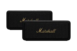Marshall Emberton II BT Black &amp; Brass Duo Pack