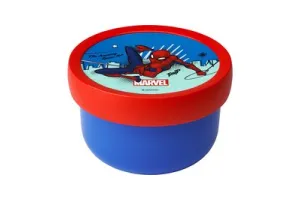 Mepal fruitbox Campus - 300 ml - Inclusief fruitvorkje - Sluit goed af - Snackdoosje - Spiderman