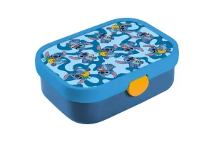 Mepal lunchbox Campus - Broodtrommel met vakjes voor kinderen - Geschikt voor 4 boterhammen - Stitch