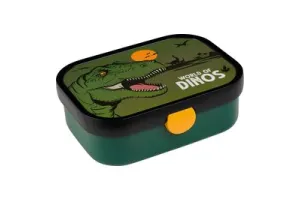 Mepal lunchbox Campus - Broodtrommel met vakjes voor kinderen - Geschikt voor 4 boterhammen - Dino
