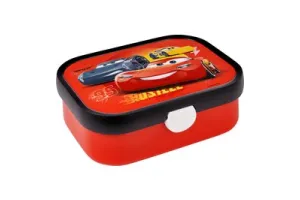 Mepal lunchbox Campus - Broodtrommel met vakjes voor kinderen - Geschikt voor 4 boterhammen - Cars