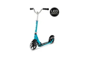Micro - Cruiser LED - 2-wiel vouwstep kind - 200mm wielen - aqua