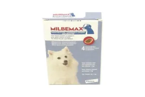 Milbemax Ontworming Kauwtabletten Hond 1 - 5 kg 4 tabletten