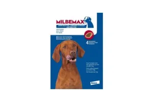 Milbemax Ontworming Kauwtabletten Hond 5 - 75 kg 4 tabletten
