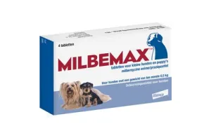 Milbemax Ontworming Tabletten Hond 0,5 - 10 kg 2 x 2 tabletten