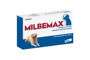 Milbemax Ontworming Tabletten Hond 5 - 25 kg 2 x 2 tabletten