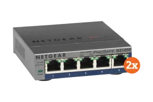 Netgear GS105E ProSafe Plus Duo Pack