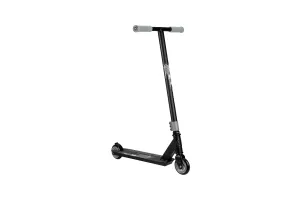 Nijdam Stuntstep - Vert Flyer - Zwart/Grijs - Aluminium