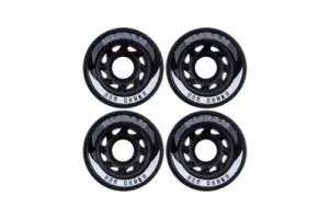 Nijdam Wielen voor Rolschaatsen - 58 x 39 mm - Zwart