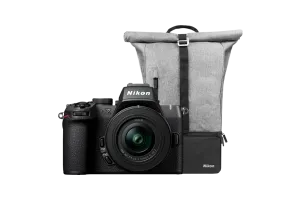 Nikon Z50 II + DX 16-50mm f/3.5-6.3 + Rugzak