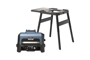 Ninja Woodfire Pro XL Elektrische BBQ Grill en Roker OG901EU + Ninja Woodfire Standaard