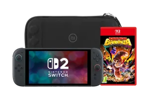 Nintendo Switch 2 + Donkey Kong Bananza + BlueBuilt Beschermhoes