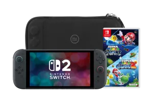 Nintendo Switch 2 + Super Mario Galaxy 1+2 + BlueBuilt Beschermhoes
