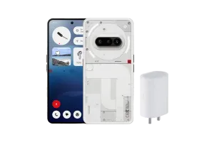 Nothing Phone (3a) 128GB Wit 5G + Nothing Power Delivery Oplader 45W Wit