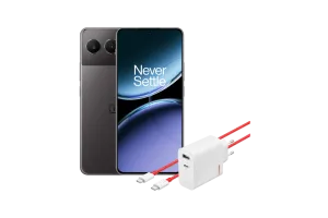 OnePlus Nord 4 256GB Zwart 5G + OnePlus SuperVOOC Oplader 80W met 2 Poorten