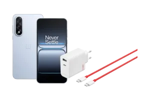 OnePlus Nord 5 512GB Blauw 5G + OnePlus SuperVOOC Oplader 80W met 2 Poorten + Usb C kabel