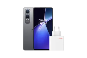 OnePlus Nord CE 4 Lite 256GB Grijs 5G + OnePlus Oplader 80W met 2 Poorten + Usb C kabel