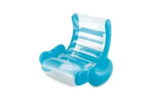 Opblaasbare Lounge Schommelstoel Turquoise 127 x 99 cm