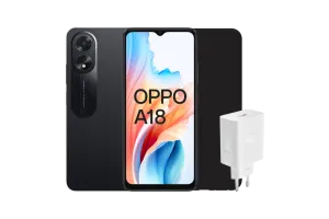 OPPO A18 128GB Zwart 4G + Accessoirepakket