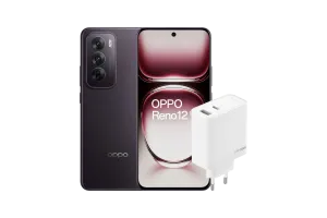 OPPO Reno12 256GB Zwart 5G + OPPO SuperVOOC Oplader 80W met 2 Poorten