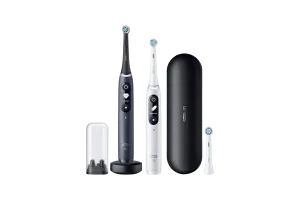 Oral-B iO Series 7 Zwart en Wit Duo Pack met extra opzetborstel