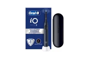Oral-B iO2 Dark Blue Elektrische Tandenborstel + 1 Opzetborstel + 1 Reisetui