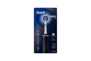 Oral-B PRO 3 3000 Black Sensitive Clean + 1 extra opzetborstel