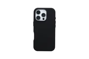 Otterbox Symmetry Apple iPhone 16 Back Cover met MagSafe Magneet Leer Zwart