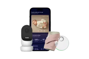 Owlet Cam 2 + Dream Sock Dusty Rose OW-DSDUO-RO