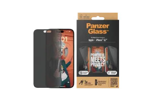 PanzerGlass Ultra-Wide Fit Apple iPhone 15 Plus Privacy Screenprotector Glas