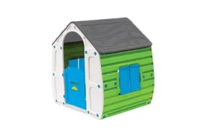 Paradiso Toys Speelhuis Summer 102 X 90 Cm Groen/grijs/blauw