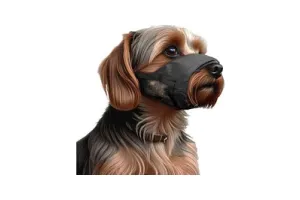 Pawise Stoffen Muilkorf - Maat S - Snuit 14-22 cm Verstelbaar