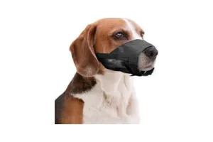 Pawise Stoffen muilkorf - Snuit 20-28 cm - Maat M - Verstelbaar