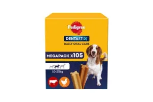 Pedigree Dentastix - Medium Hond - Gebitsverzorging - 105 Kauwsnacks