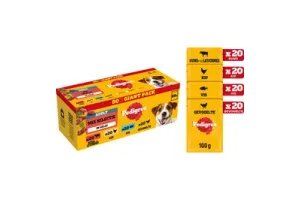Pedigree Hondenvoer - Mix Selectie in Gelei - Maaltijdzakjes - 80x100g