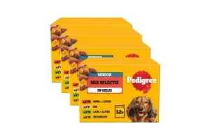 Pedigree Hondenvoer Senior - Mix Selectie in Gelei - 48x100g
