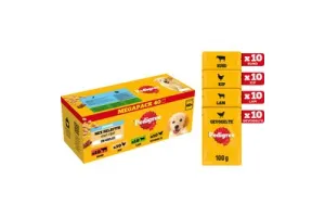 Pedigree Junior Hondenvoer - Mix Selectie in gelei - Maaltijdzakjes - 40 x 100 g
