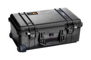 Peli 1510 Protector Case Zwart Trolley met plukschuim