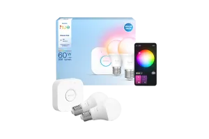 Philips Hue A60 White and Color Starter Pack E27 810lm 2-pack + Bridge