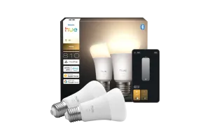 Philips Hue A60 White E27 810lm 2-pack
