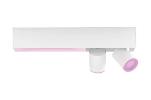 Philips Hue Centris Opbouwspot White and Color - Wit - Rechthoek - 2-spots