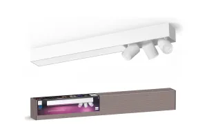 Philips Hue Centris Opbouwspot White and Color - Wit - Rechthoek - 3-spots Philips Hue Centris Opbouwspot White and Color - Wit - Rechthoek - 3-spots